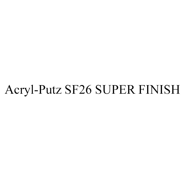 acryl putz sf26 super finish