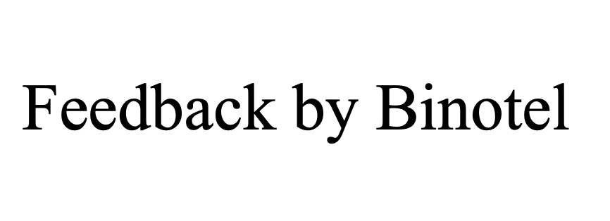 feedback by binotel