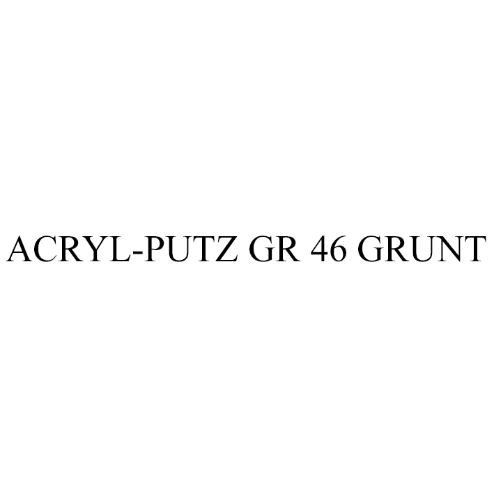 acryl-putz gr 46 grunt»