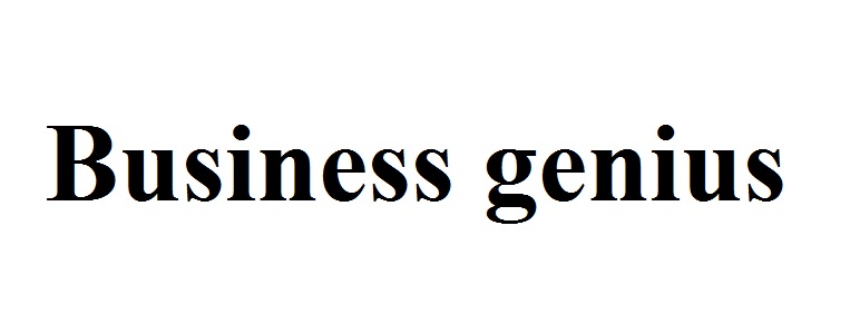business genius