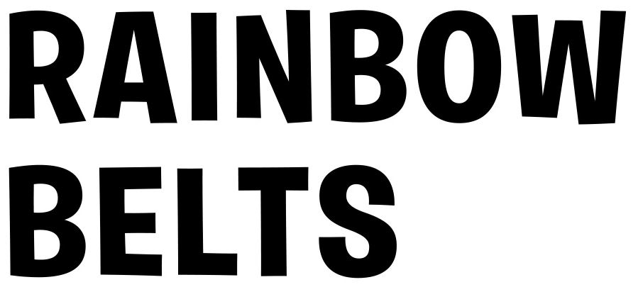 rainbow belts