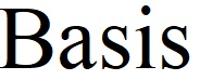 basis