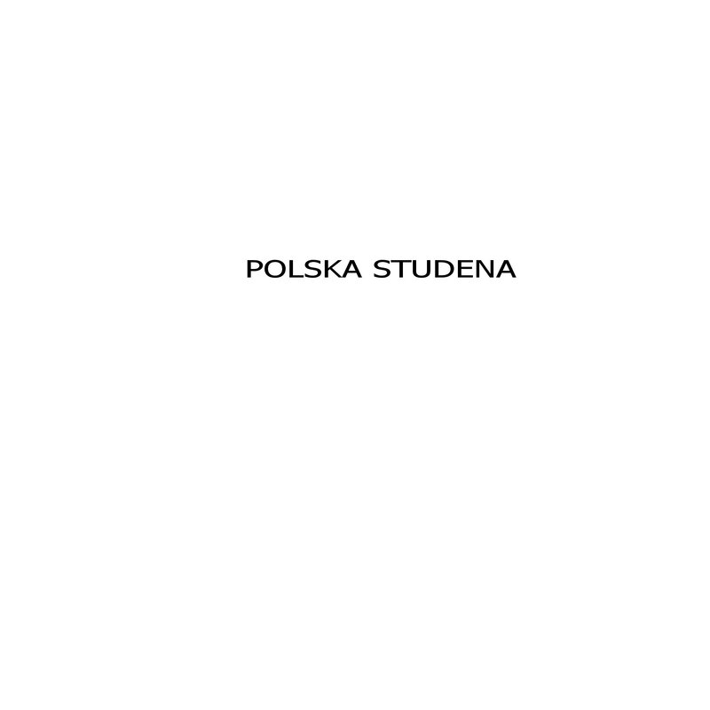 polska studena