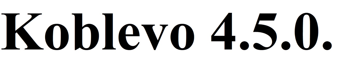 koblevo 4.5.0.