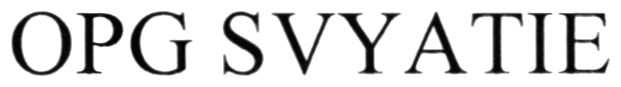 opg svyatie