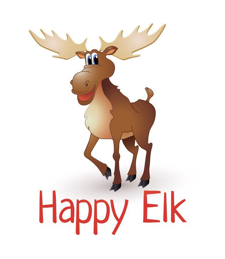 happy elk