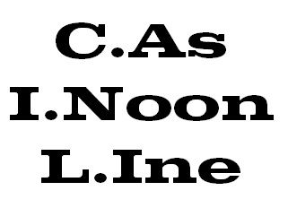 c.as i.noon l.ine