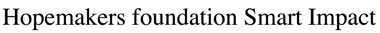 hopemakers foundation smart impact