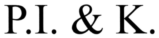 p.i. & k.