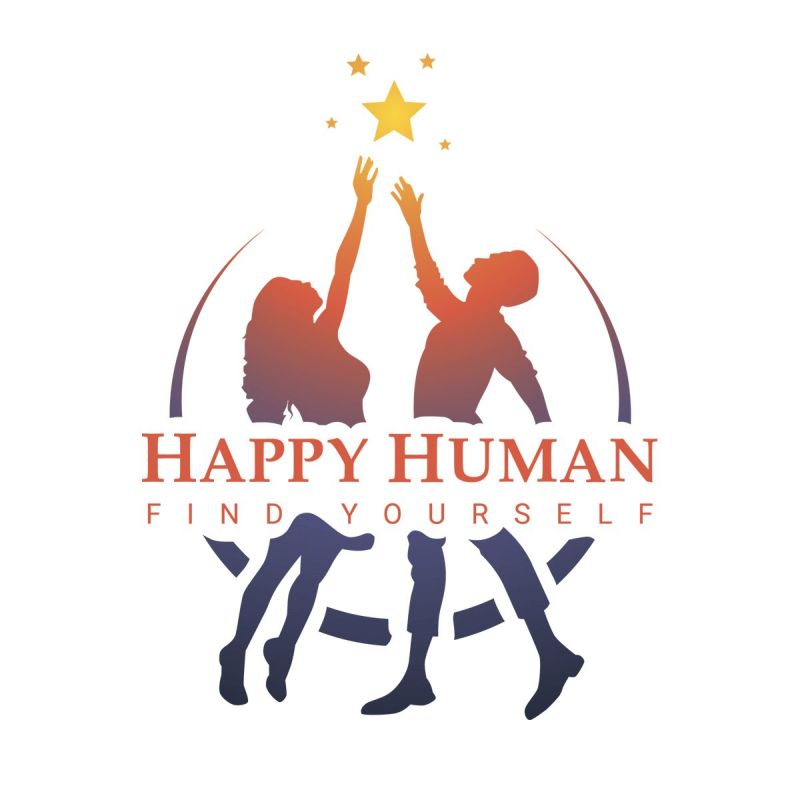 happy human find yourself