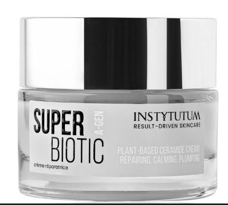 plant-based ceramide cream repairing calming plumping