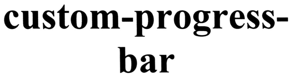custom progress bar