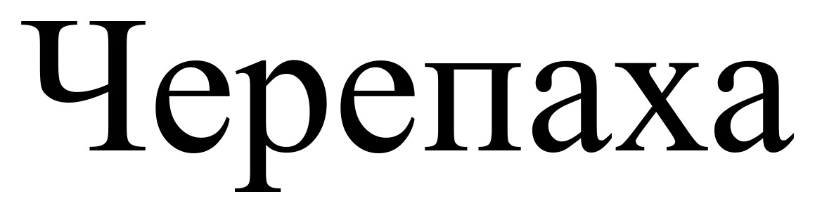 черепаха