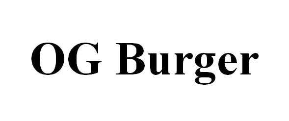 og burger