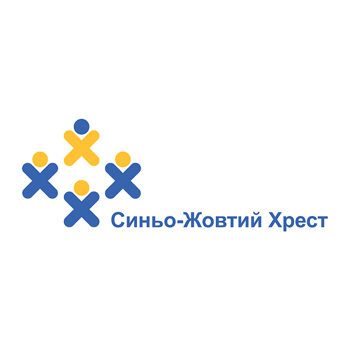 синьо-жовтий хрест