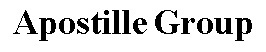 apostille group