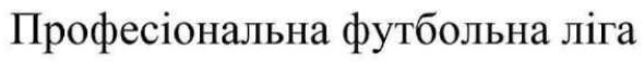 професіональна футбольна ліга