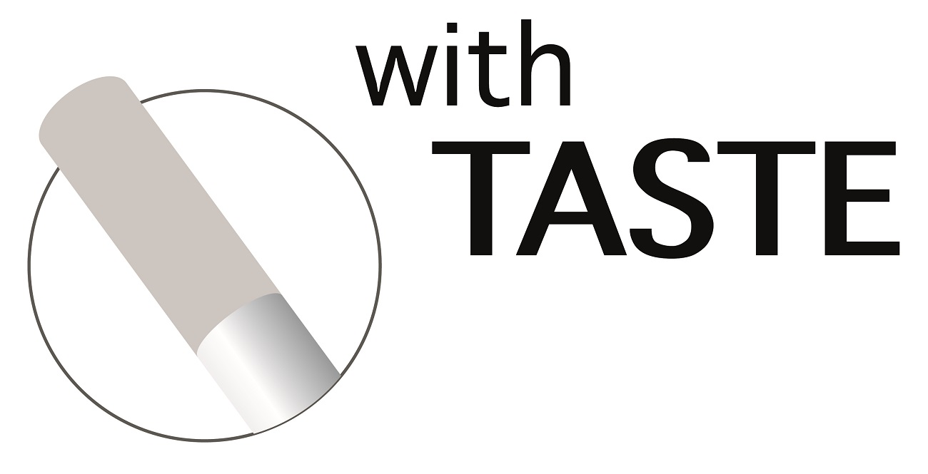 with taste