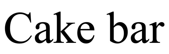 cake bar