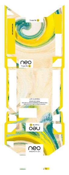 premium tobacco with a coconut base that change to pineapple flavour in one click