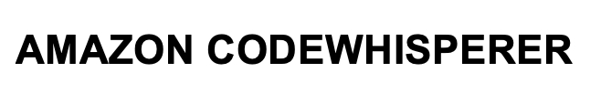 amazon codewhisperer