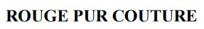 rouge pur couture