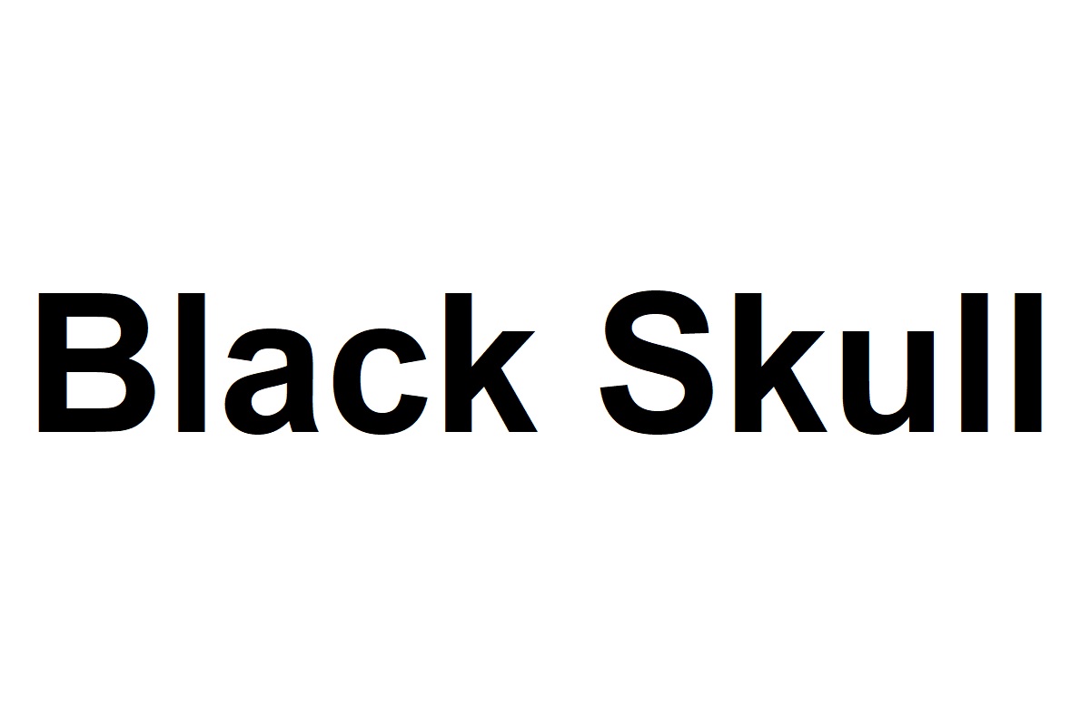 black skull