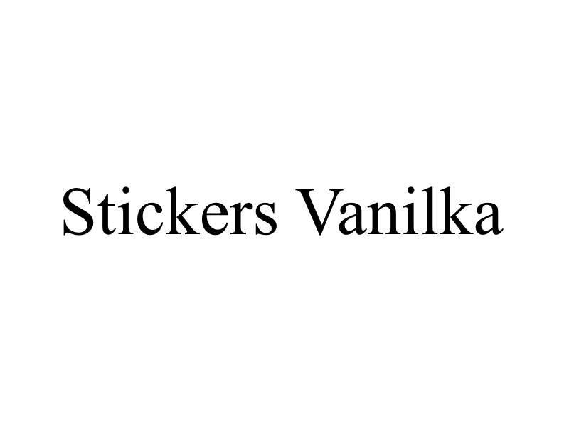 stickers vanilka