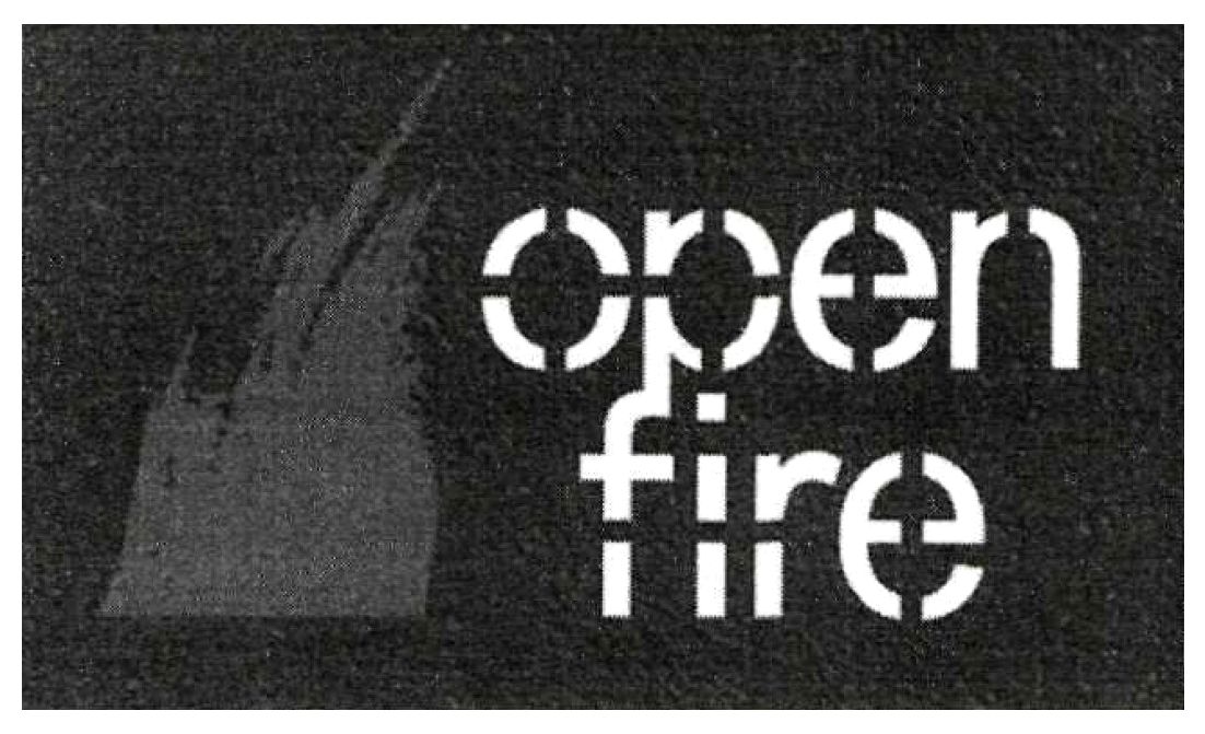 open fire