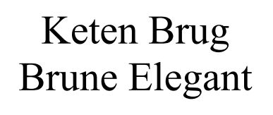 keten brug brune elegant