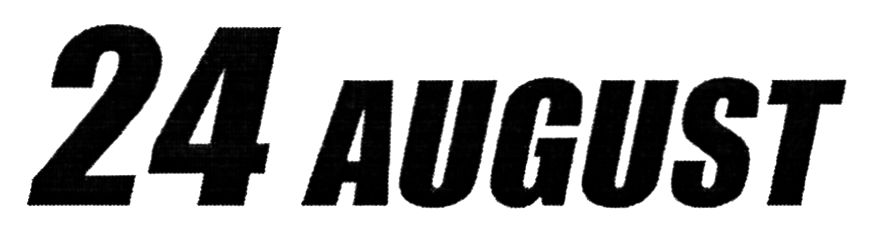 24 august