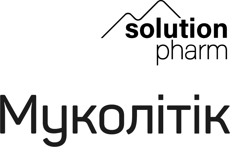 Зображення марки «муколітік · solution pharm»