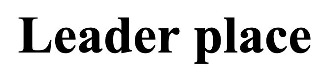 leader place
