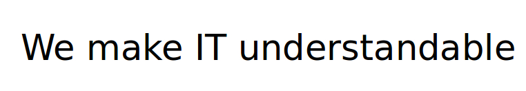 we make it understandable