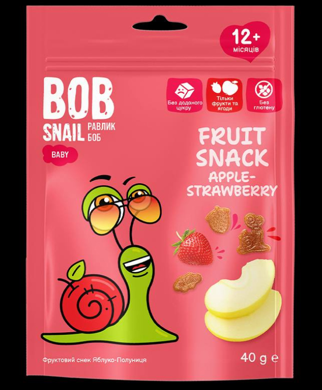 bob snail равлик боб baby”, “fruit snack apple-strawberry