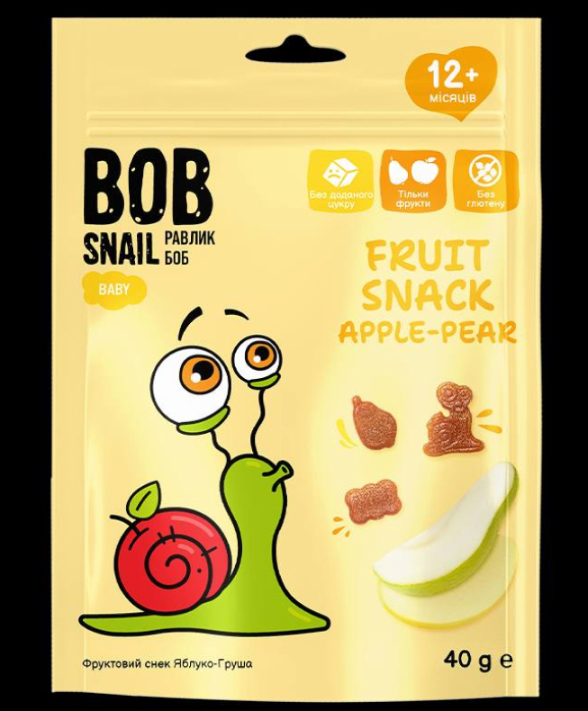 bob snail равлик боб baby”, “fruit snack apple-pear