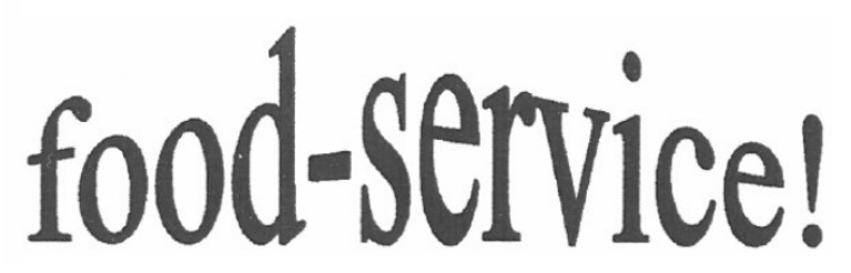 food service!