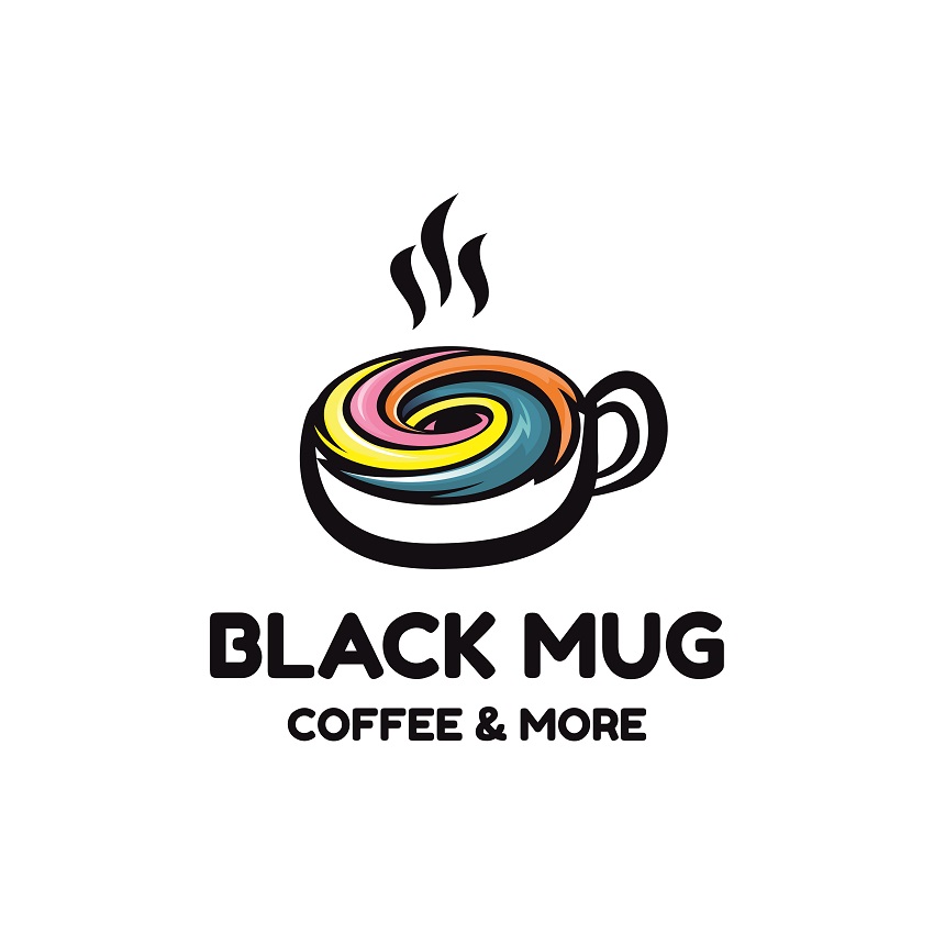 black mug coffee & more