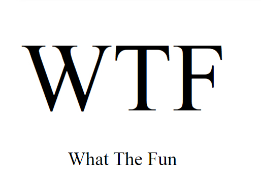 wtf what the fun