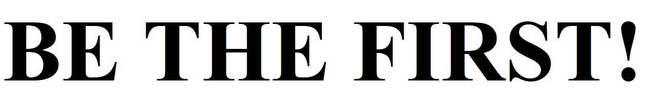 be the first!