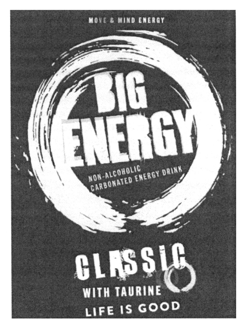 non-alcoholic carbonated energy drink