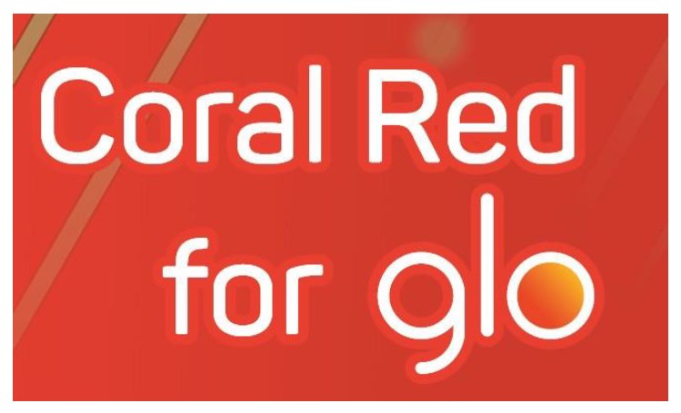 coral red for glo