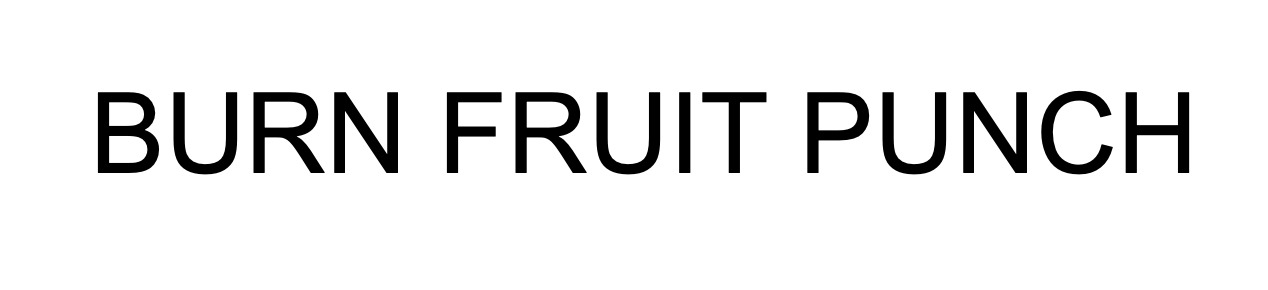 burn fruit punch