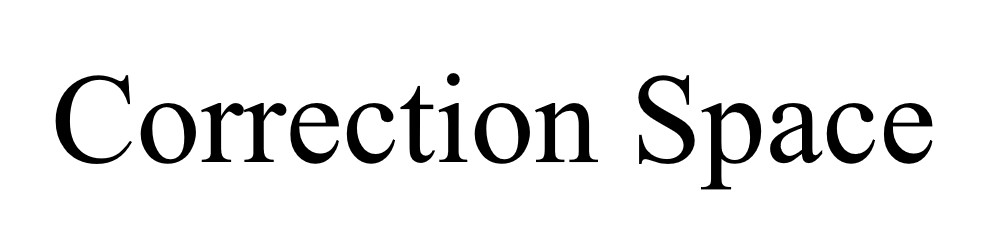 correction space