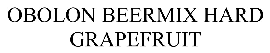 obolon beermix hard grapefruit