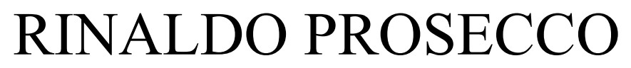 rinaldo prosecco