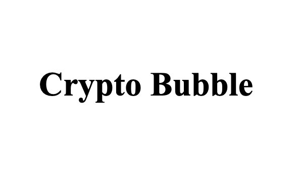 crypto bubble