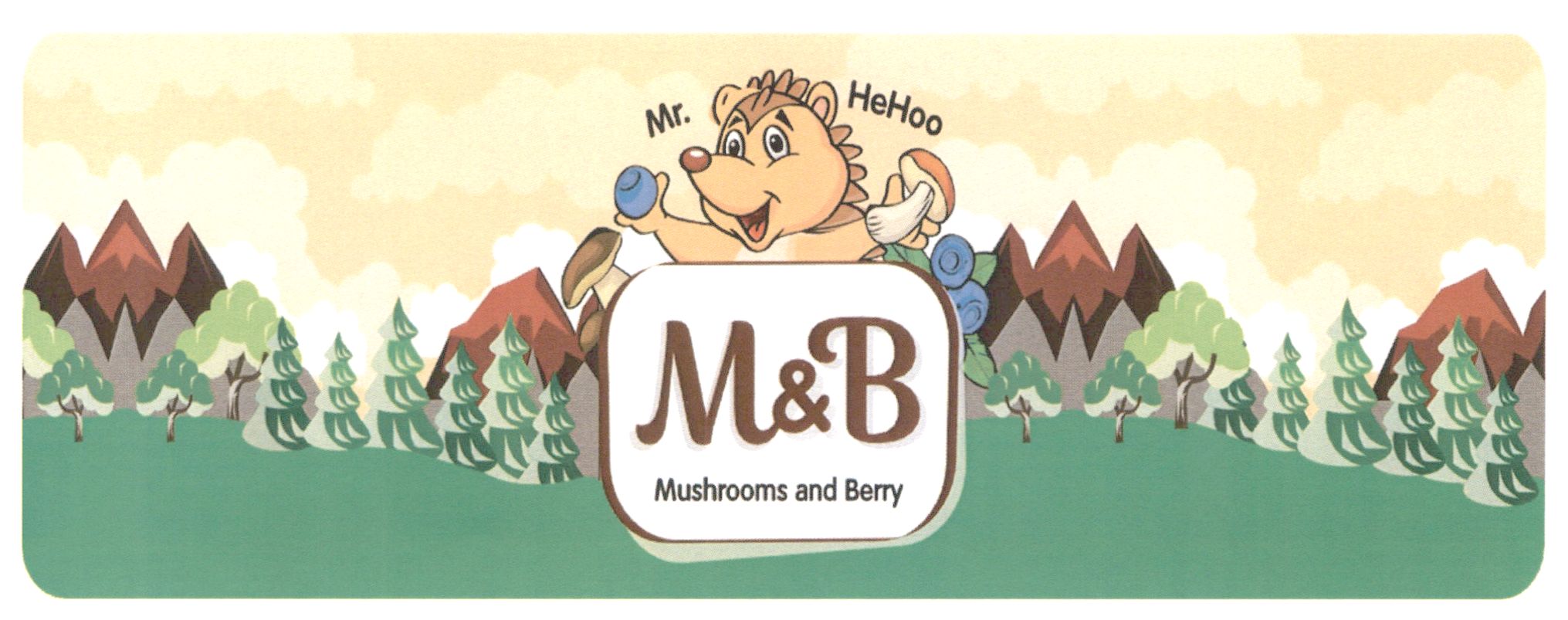 mushrooms and berry