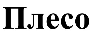 плесо