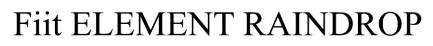 fiit element raindrop